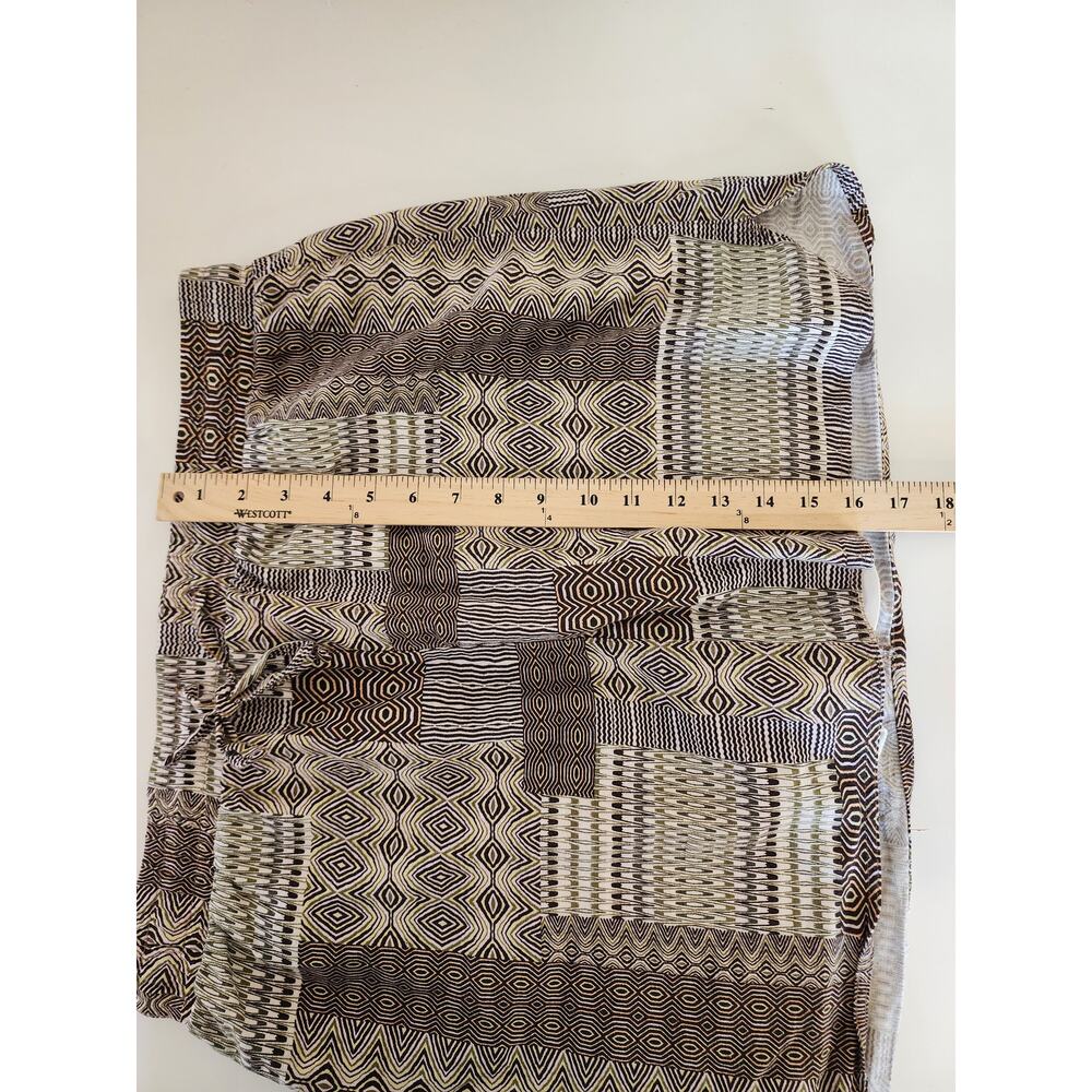 Royalty For Me Brown Tan Patchwork Geometric Desi… - image 7